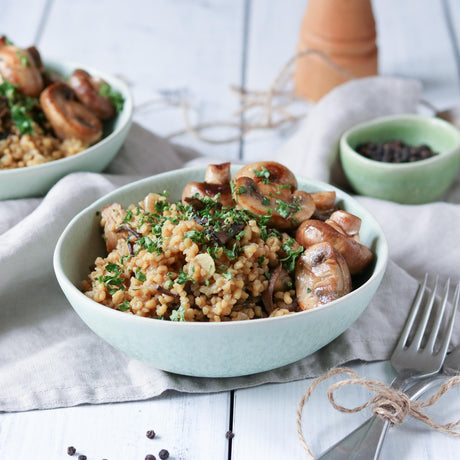 Bulgur s houbami