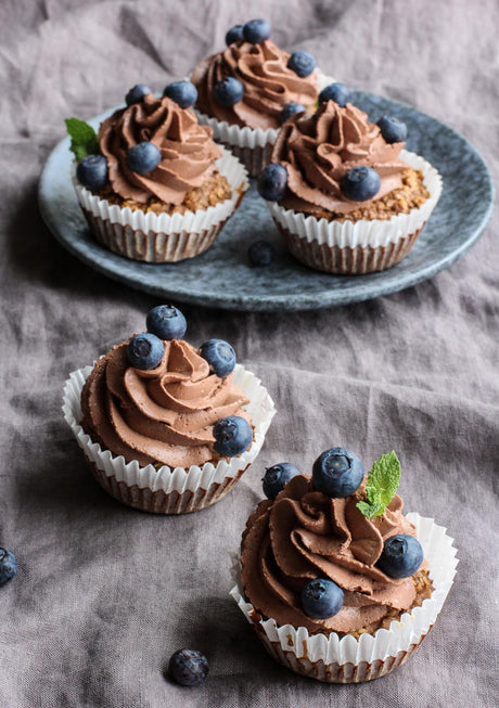 Cupcakes s borůvkami