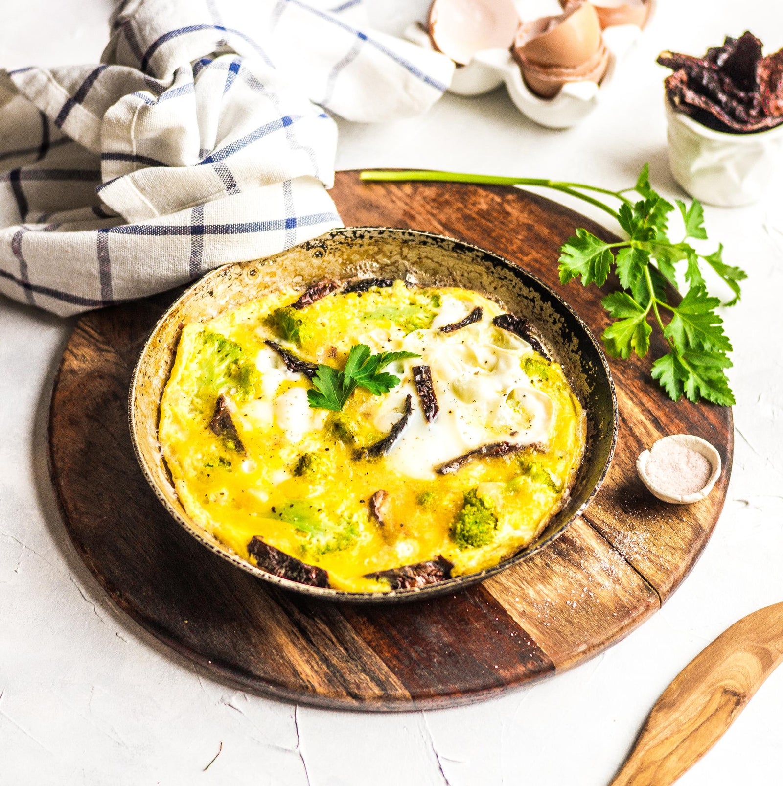 Frittata s brokolicí