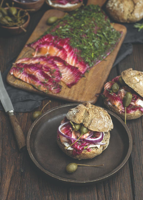 Gravlax s červenou řepou