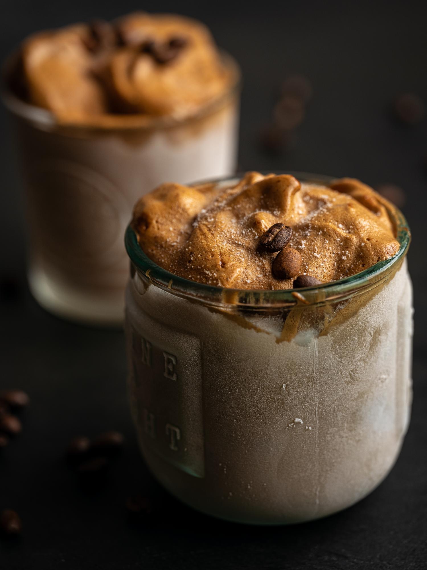 Kávová zmrzlina „nice cream“