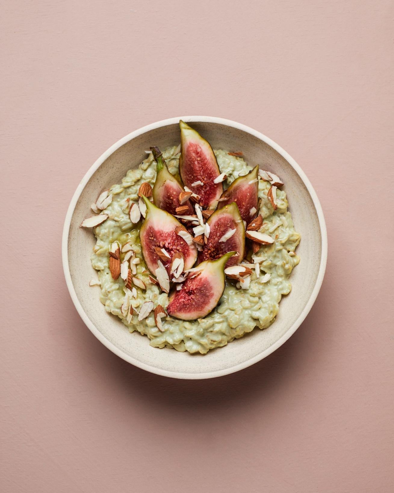Matcha ječná kaše
