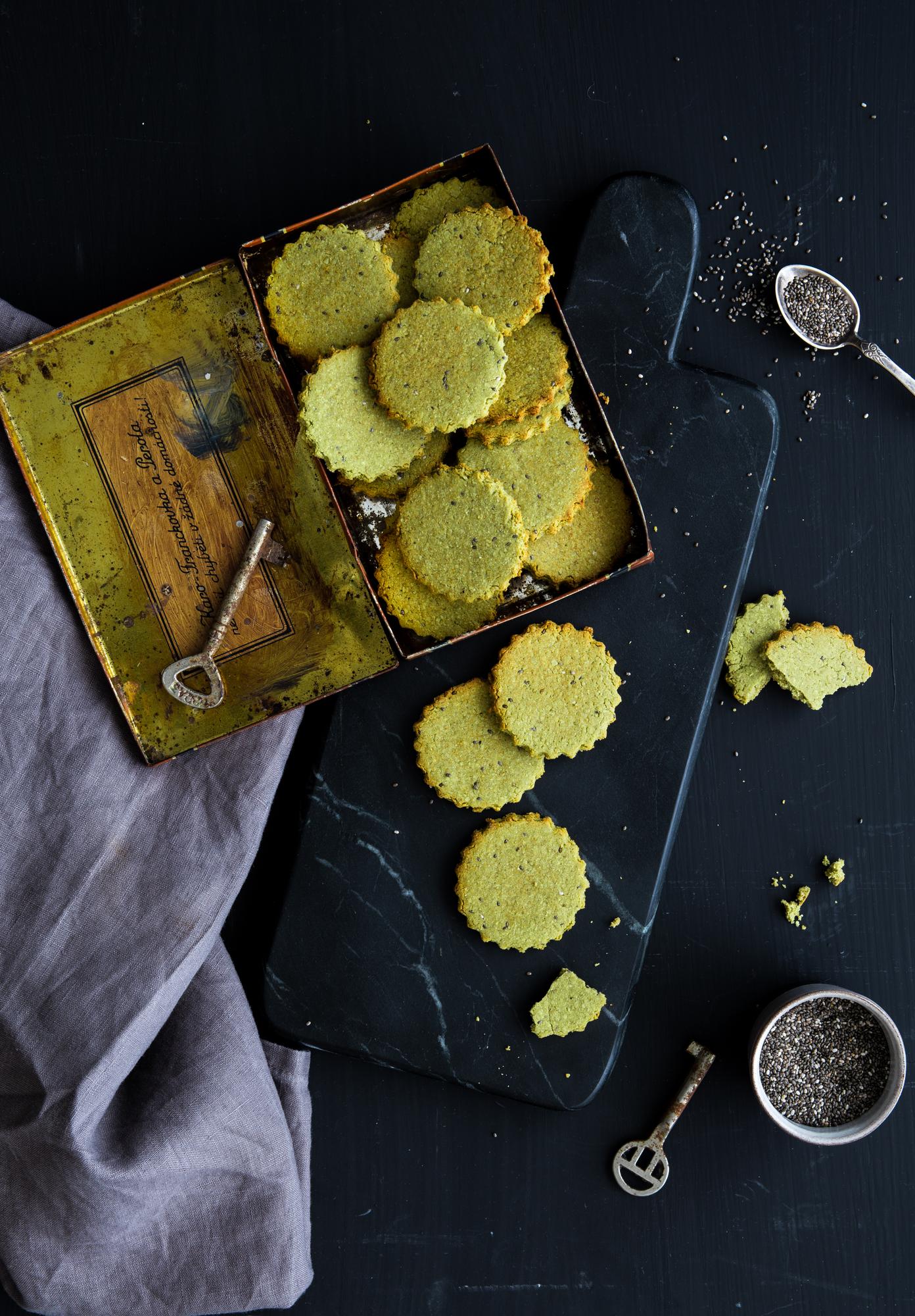 Matcha sušenky
