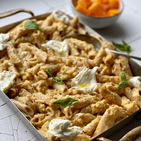 Penne s dýňovou omáčkou