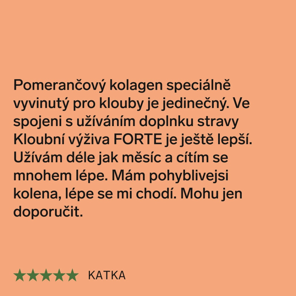 Hovězí kolagen na klouby (příchuť pomeranč) | sada 2 ks v dárkovém balení