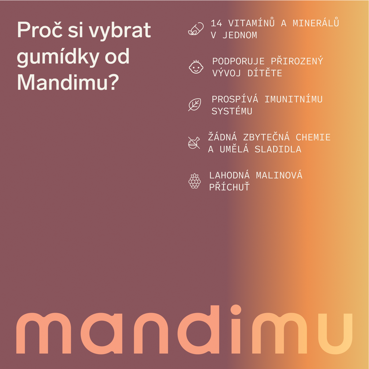 Gumoví multivit. medvídci pro děti 🐻