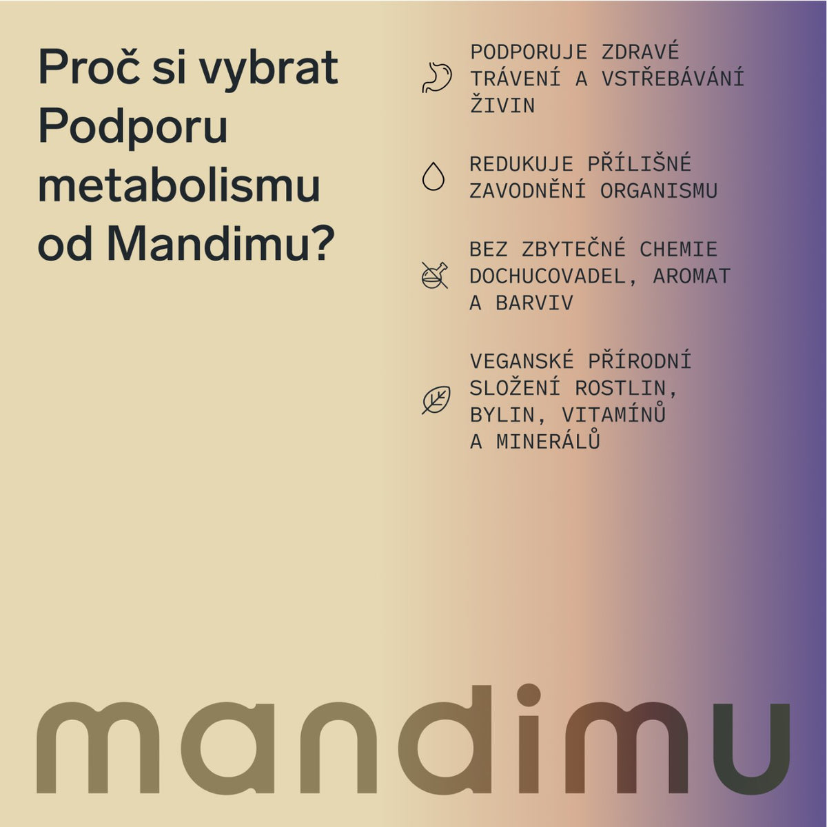 Podpora metabolismu | sada 3 ks v dárkovém balení