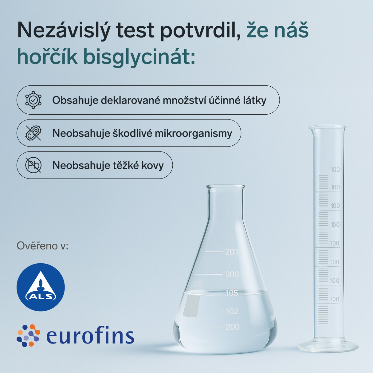 Hořčík bisglycinát (magnesium)