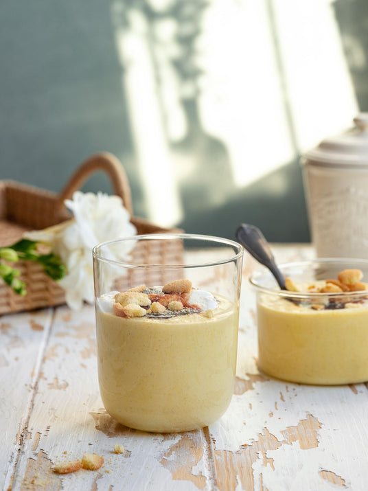 Banánový pudink bez vajec