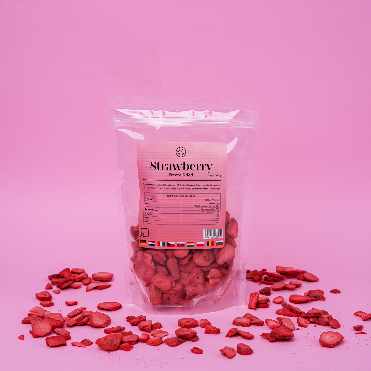 Lyofilizované jahody 🍓 (sušené mrazem) 100 g balení