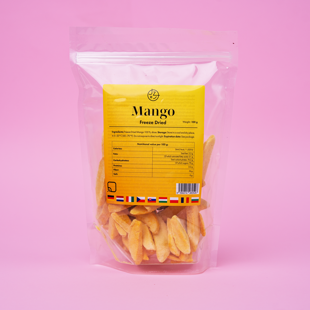 Lyofilizované mango 🥭 (sušené mrazem) 100 g balení