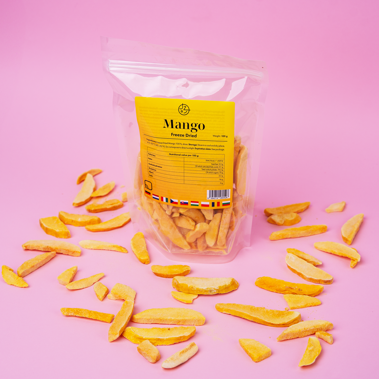 Lyofilizované mango 🥭 (sušené mrazem) 100 g balení