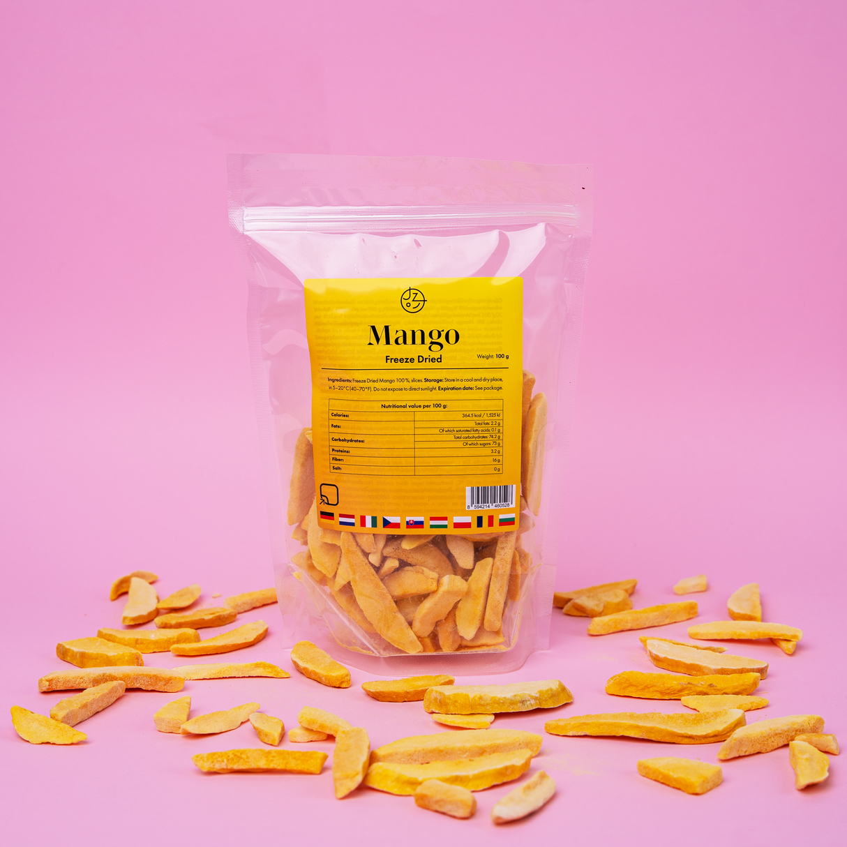 Lyofilizované mango 🥭 (sušené mrazem) 100 g balení