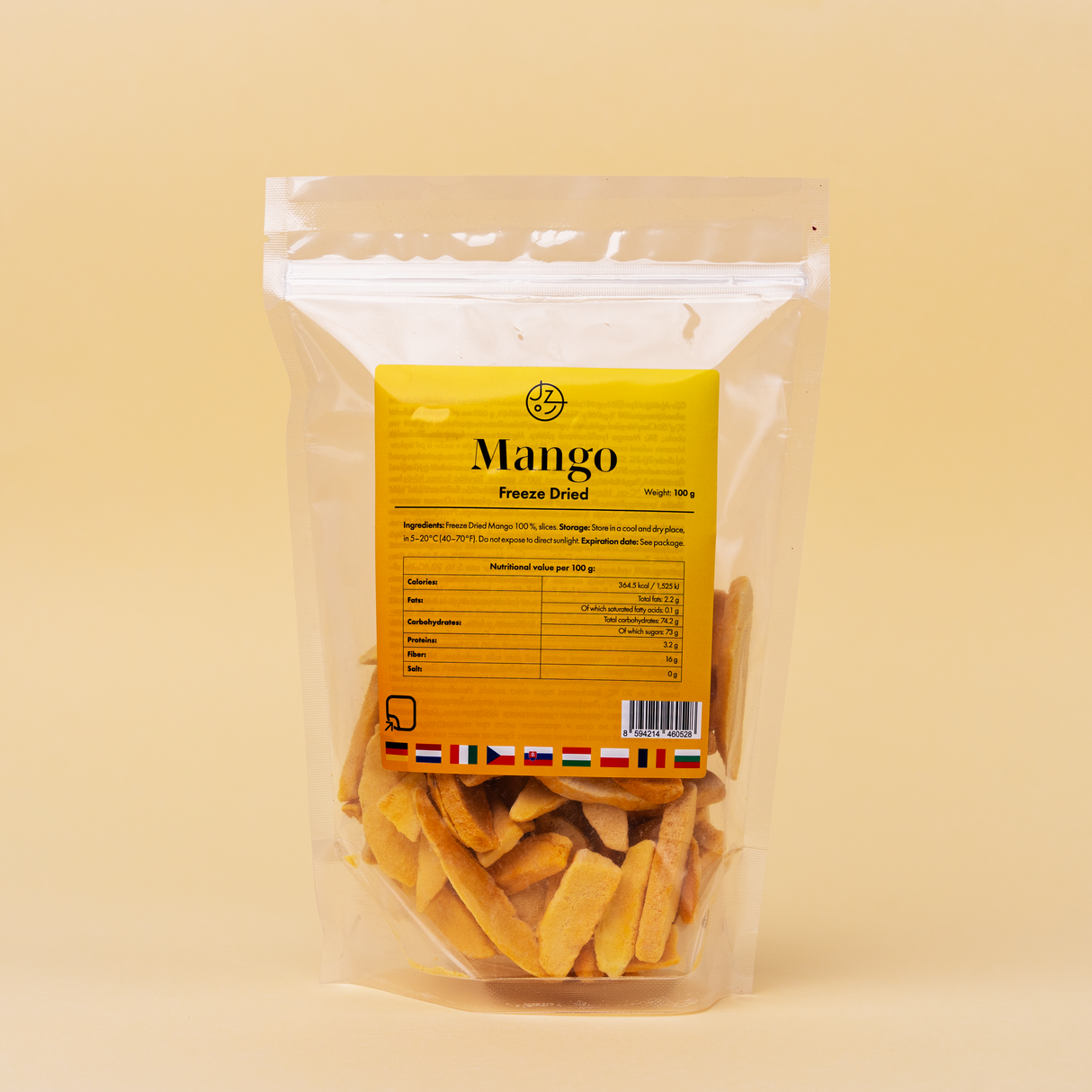 Lyofilizované mango 🥭 (sušené mrazem) 100 g balení