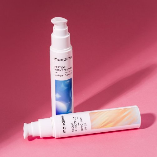 Duo pleťových krémů pro podporu kolagenu, hydrataci a ochranu