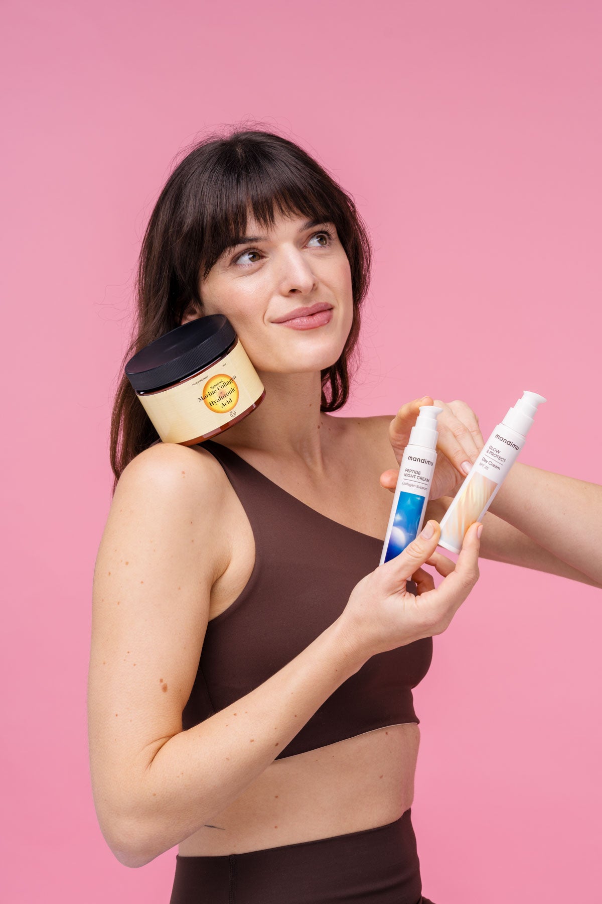 Sada pleťových krémů a prémiového kolagenu pro zářivější pleť