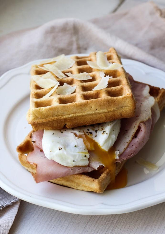 Waffle s parmezánem