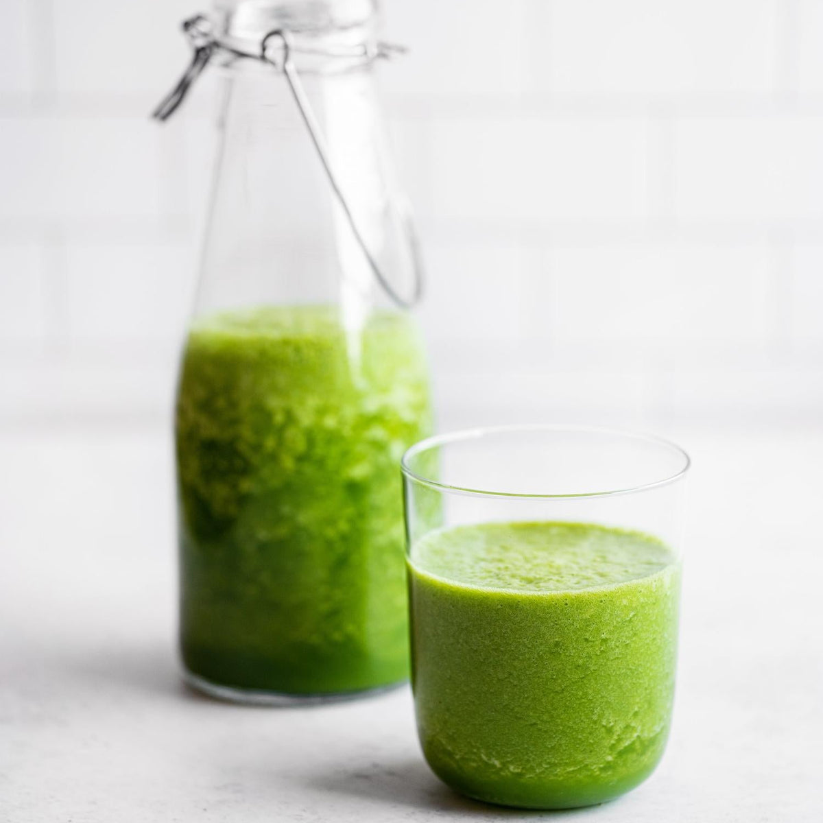 Ananasovošpenátové smoothie