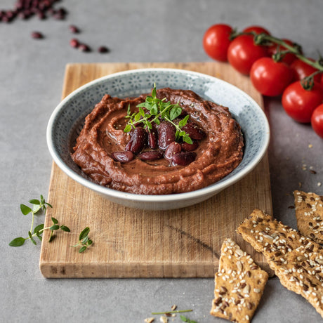 Fazolová pomazánka s chilli a sušenými rajčaty
