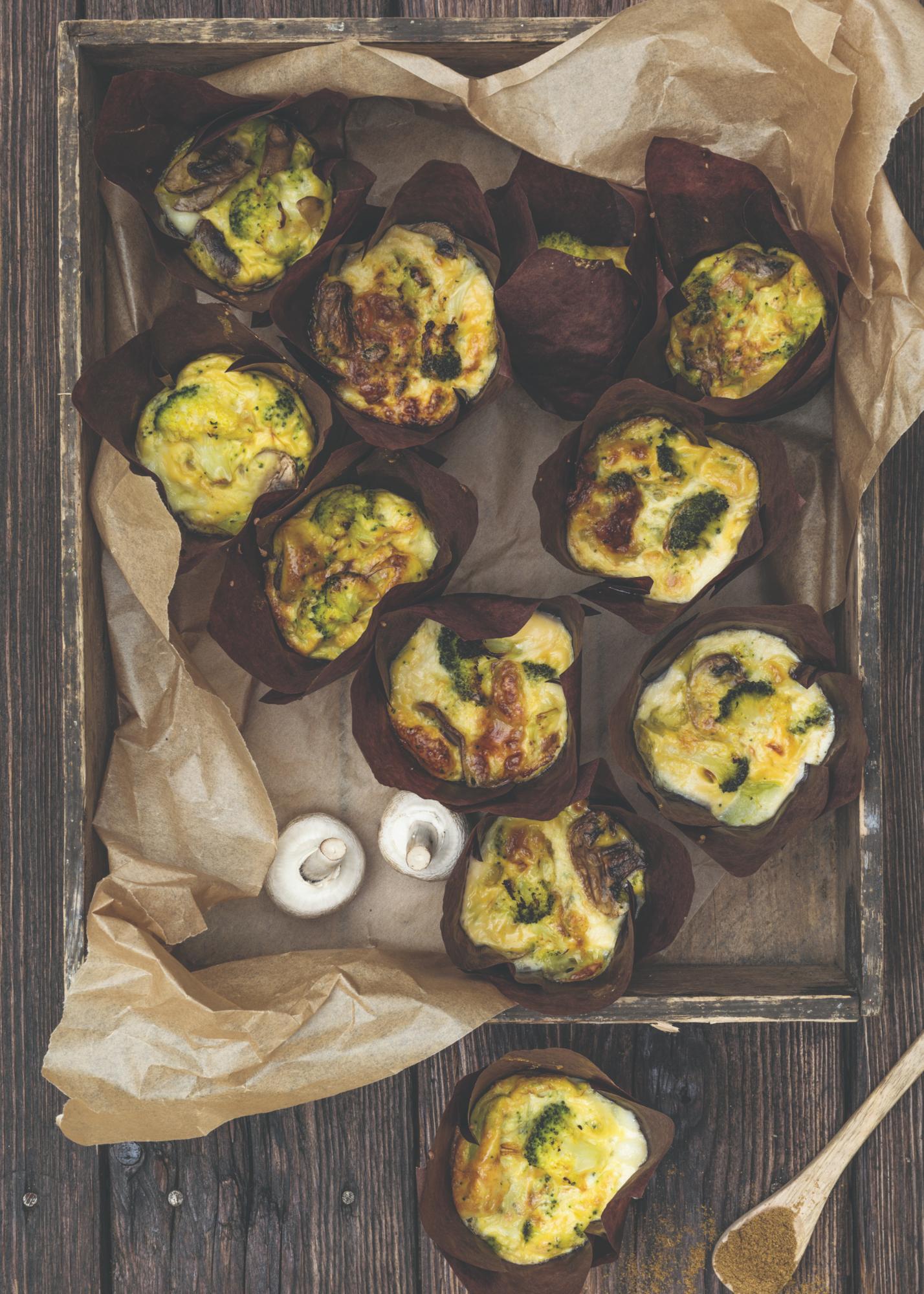 Brokolicové muffiny