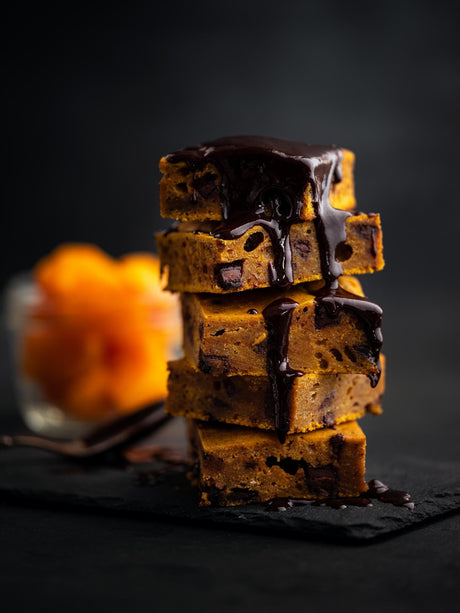 Dýňové blondies
