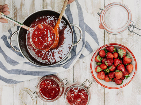 Jahodová marmeláda se stévií - základní recept