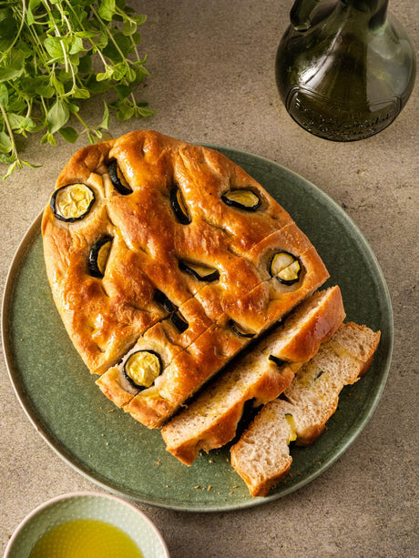 Italská focaccia s cuketou