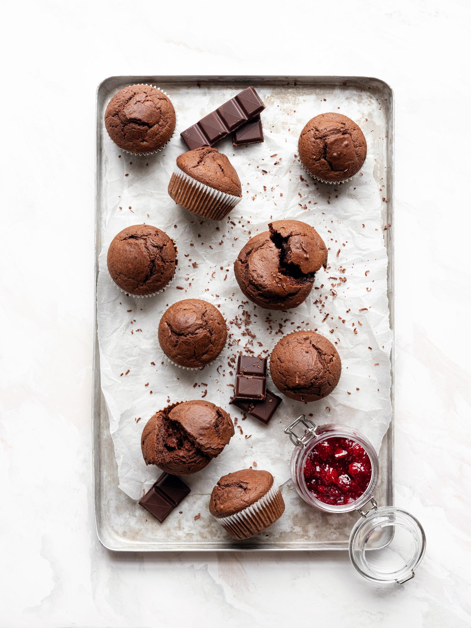 Jogurtové muffiny s čokoládou