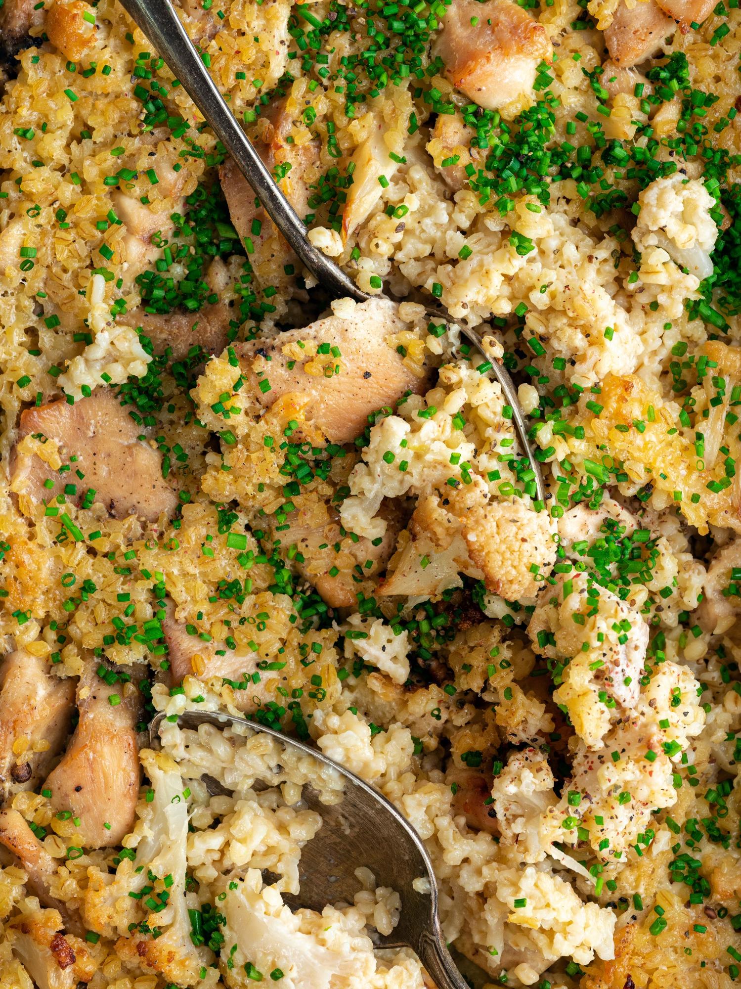 Kuřecí casserole s květákem