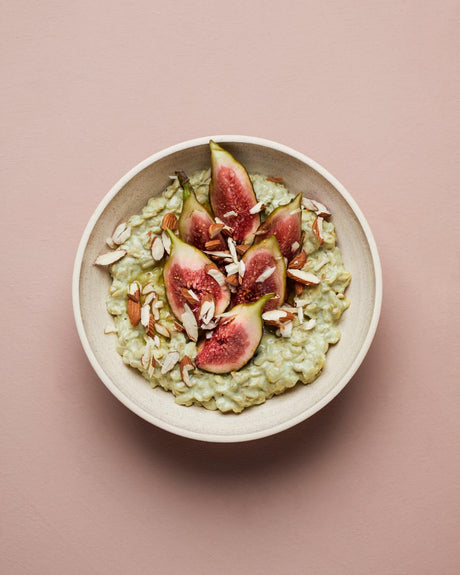 Matcha ječná kaše
