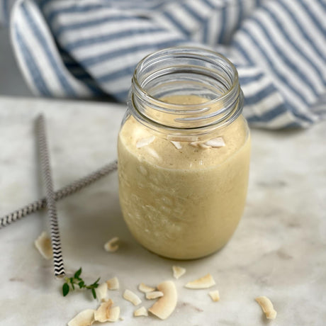 Broskvové frappé
