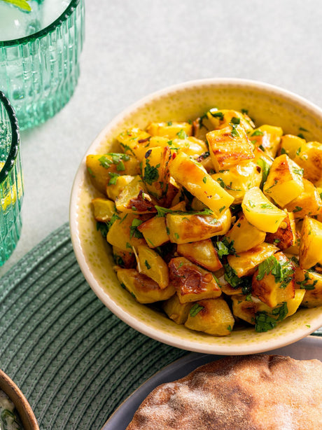 Pikantní libanonské brambory (batata harra)