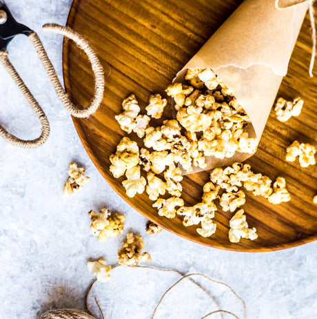 Popcorn s arašídovým máslem