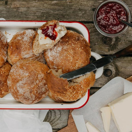 Sezamové celozrnné housky