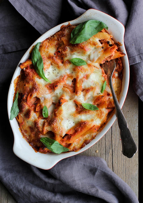 Zapečené penne s ricottou