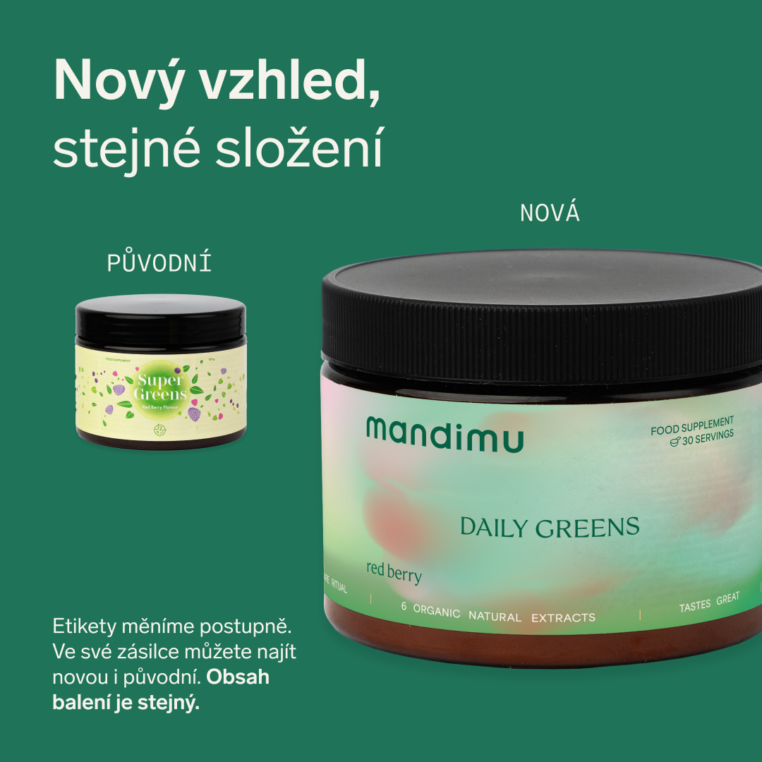 Daily Greens s příchutí lesní směs