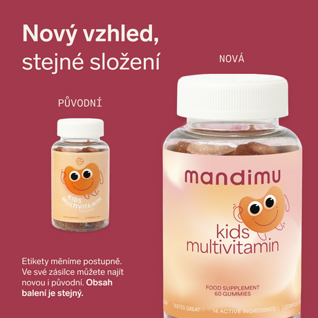 Gumoví multivit. medvídci pro děti 🐻