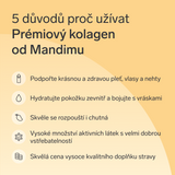 Prémiový kolagen s kys. hyaluronovou a vitamíny C a E (mangový)