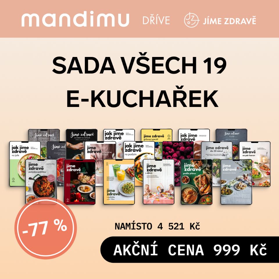 Jíme zdravě – kompletní sada 19 kuchařek (e-knihy, PDF)
