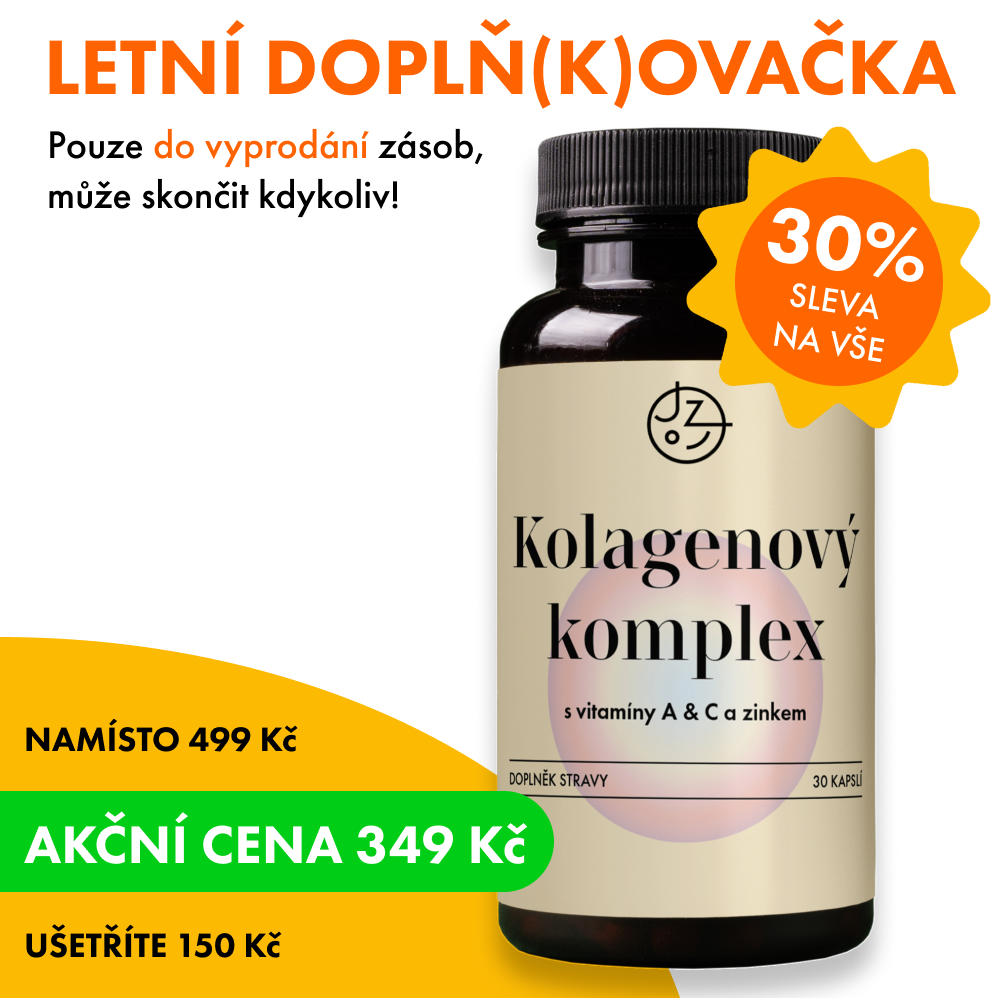 Kolagenový komplex s vitamíny A, C a zinkem (vegetariánský)
