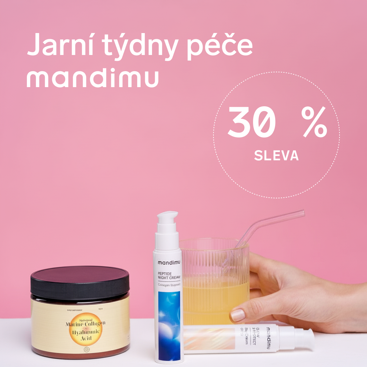 Sada pleťových krémů a prémiového kolagenu pro zářivější pleť