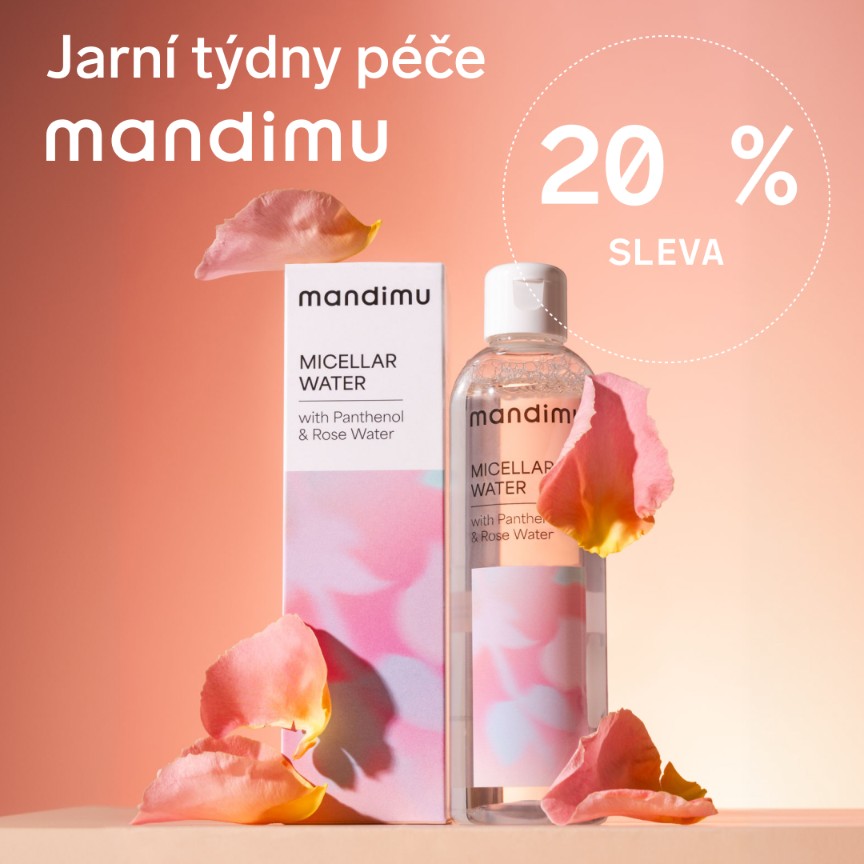Micelární voda s panthenolem a růžovou vodou 250 ml