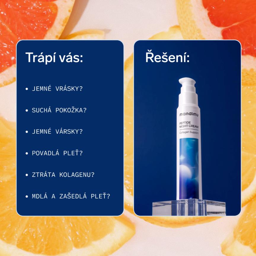 Noční krém Advanced Peptide pro podporu kolagenu 50 ml