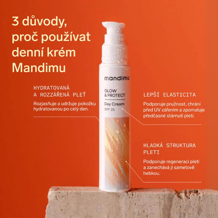 Denní krém Glow & Protect SPF 25 s vitamínem C a astaxanthinem 50 ml