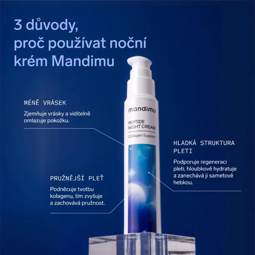 Noční krém Advanced Peptide pro podporu kolagenu 50 ml