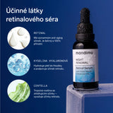 Noční retinalové sérum Night Renewal s 0,05 % retinalu & rostlinnými oleji 30 ml