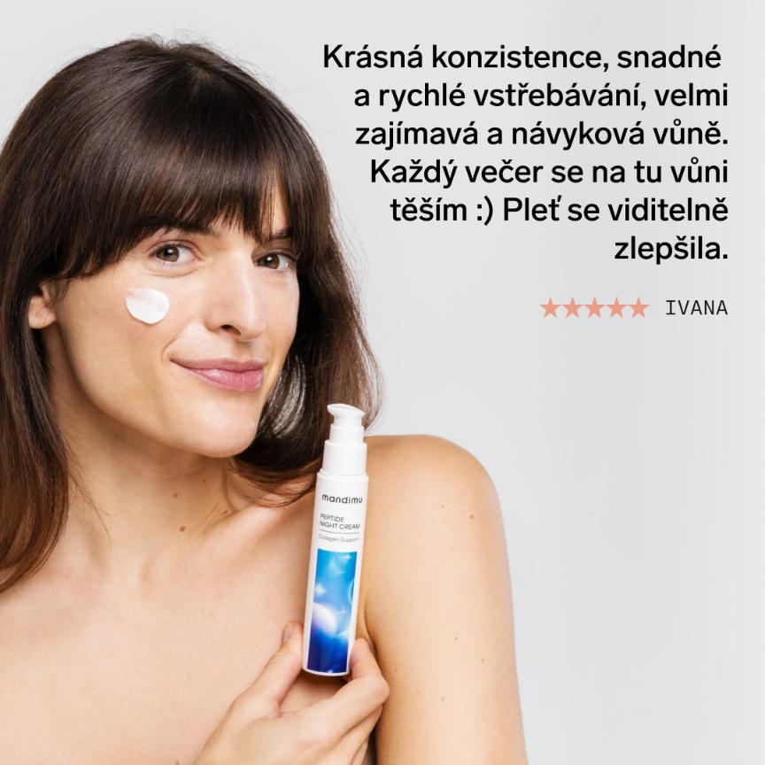Noční krém Advanced Peptide pro podporu kolagenu 50 ml