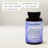 Prémiový hořčík bisglycinát MagChel®️ 1000 mg s vitamínem B6 pro relaxaci (magnesium)