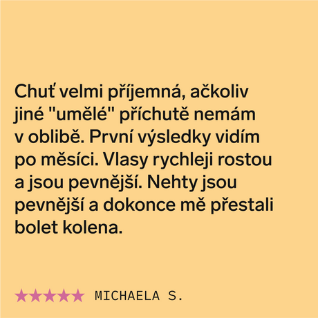 Prémiový kolagen s kys. hyaluronovou a vitamíny C a E (mangový)