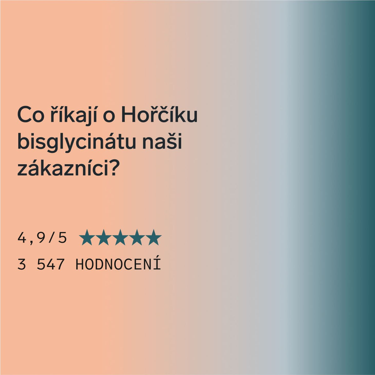 Hořčík bisglycinát | sada 3 ks v dárkovém balení